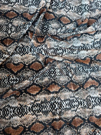 Velluto Animalier Pitonato ELASTICO
