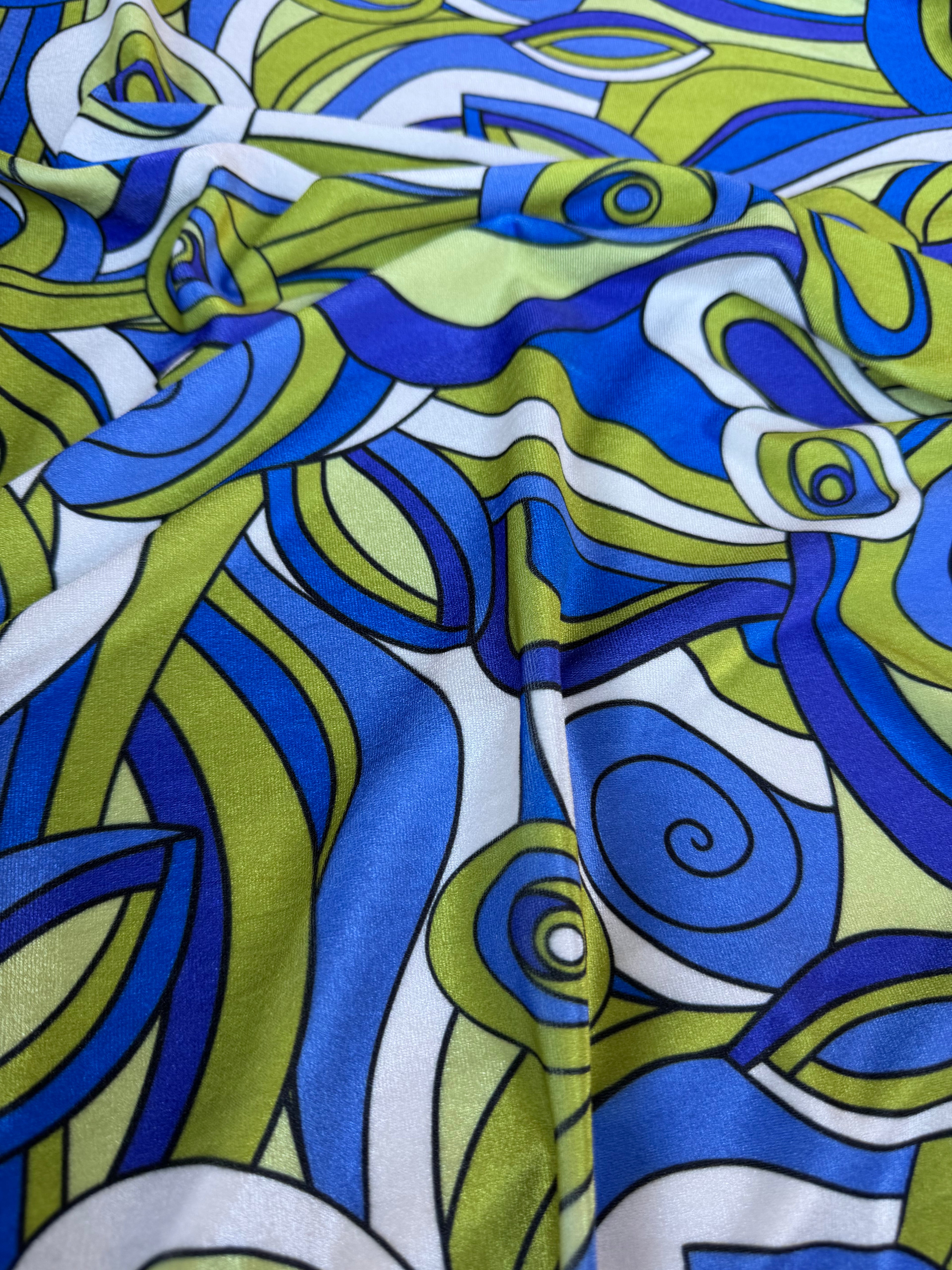 Velluto Paisley ELASTICO