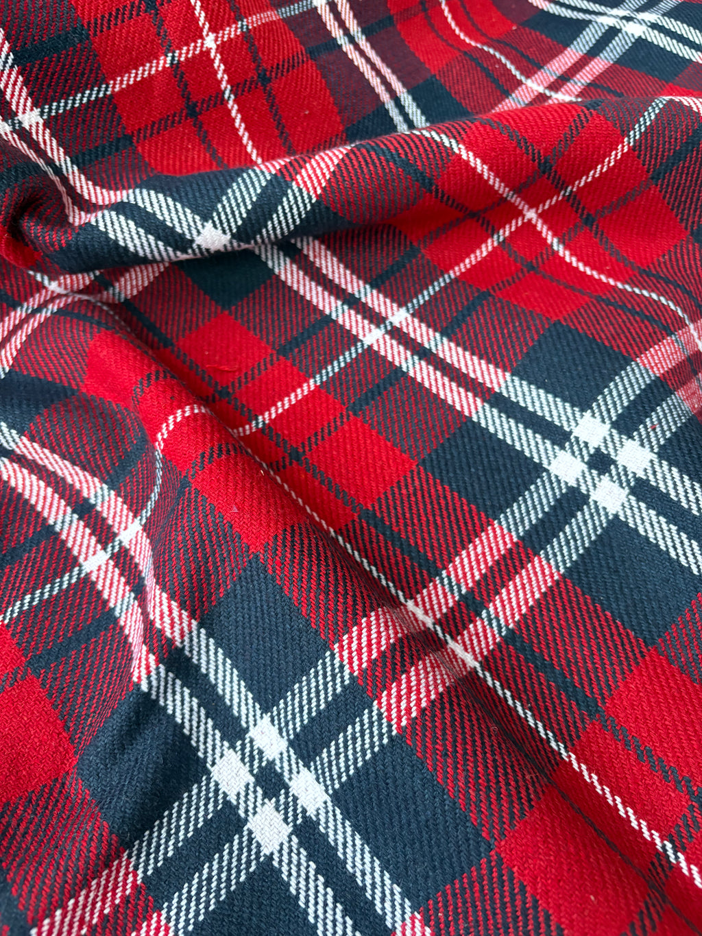 Tessuto Panno Cappotto Tartan Scozzese