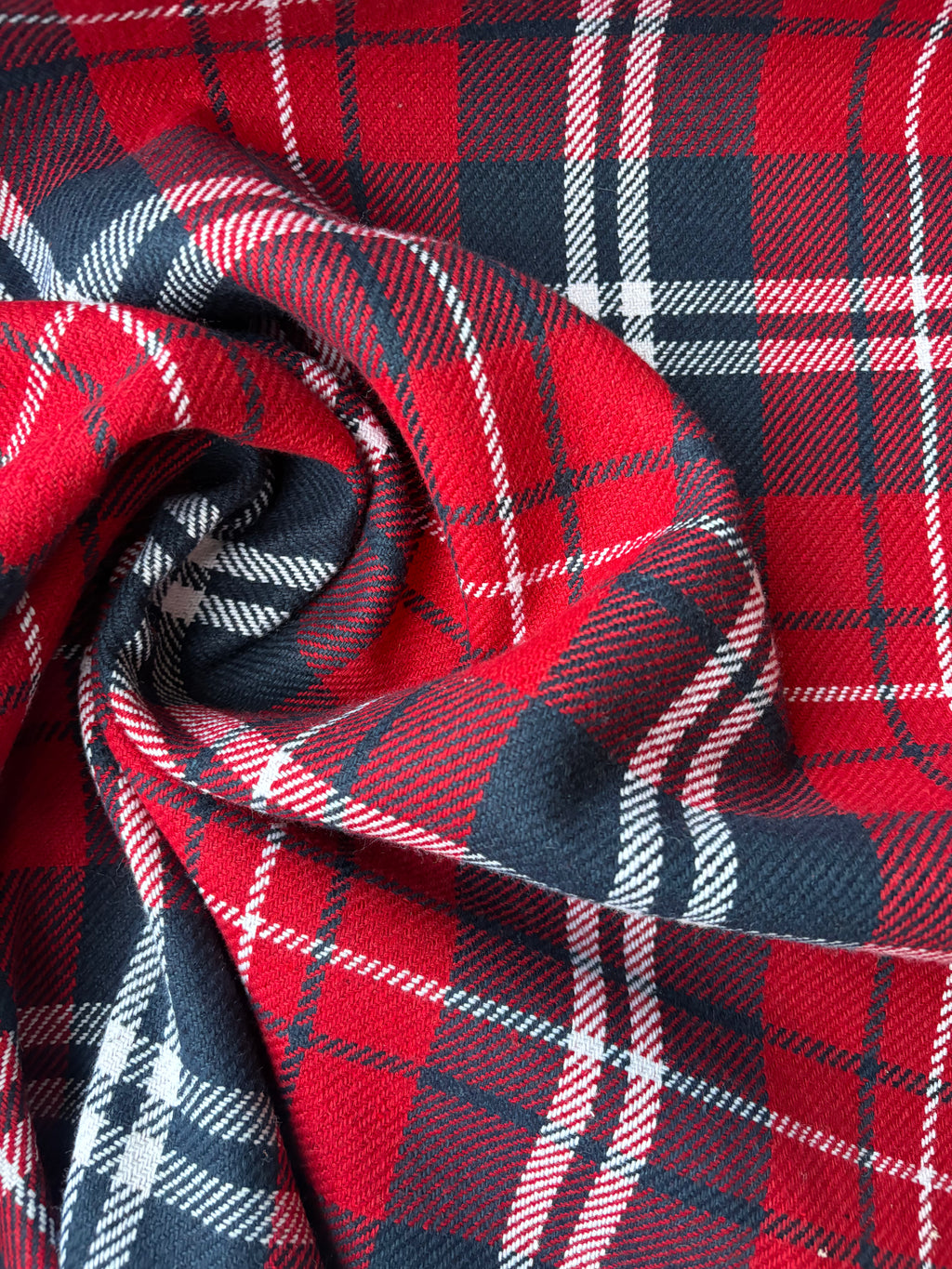 Tessuto Panno Cappotto Tartan Scozzese