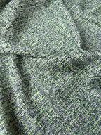Tessuto Tweed Tipologia Chanel verdino