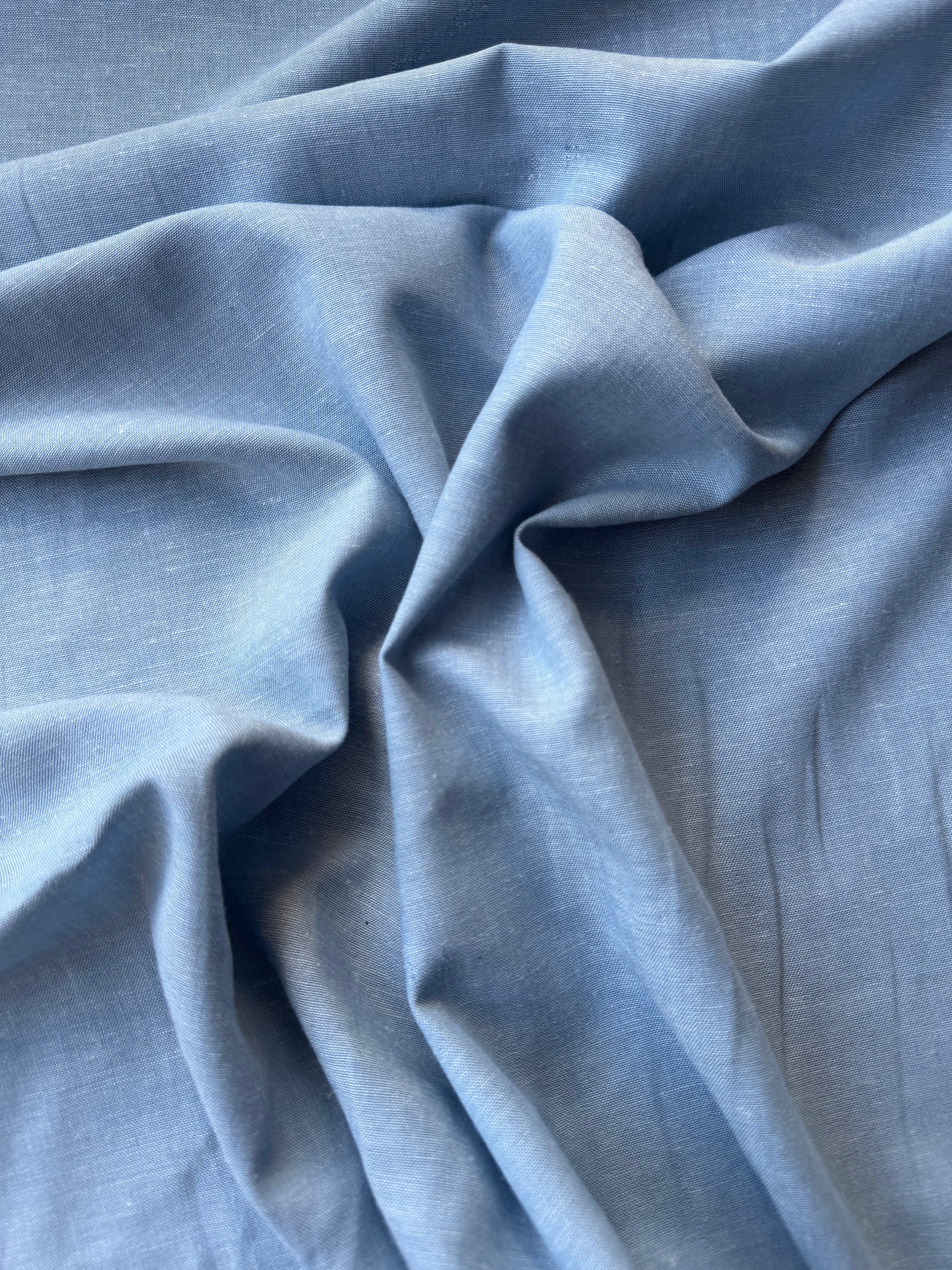 Tessuto Jeans Cambrè Chambray Leggero