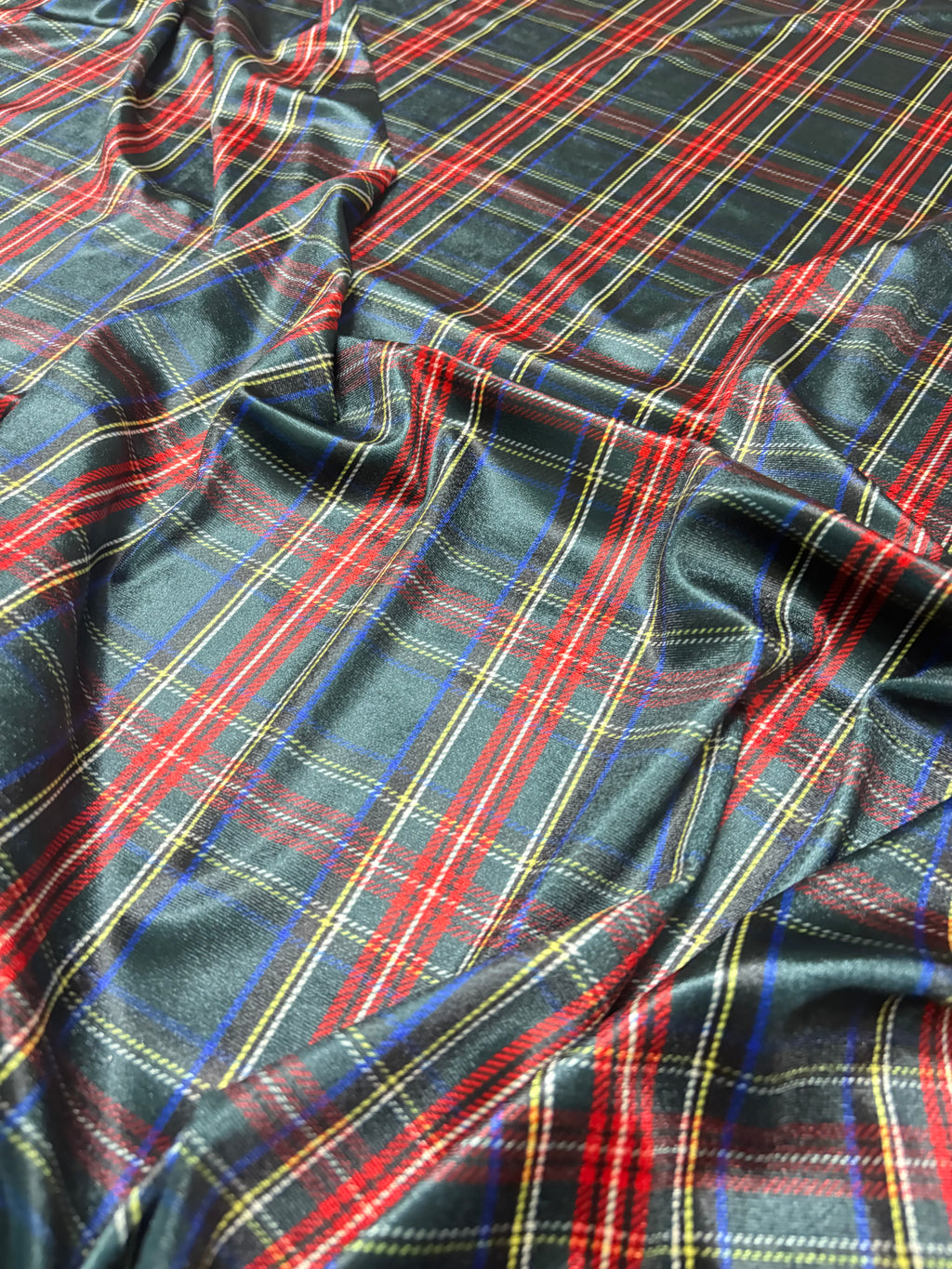 Velluto SCOZZESE TARTAN Bottiglia ELASTICO