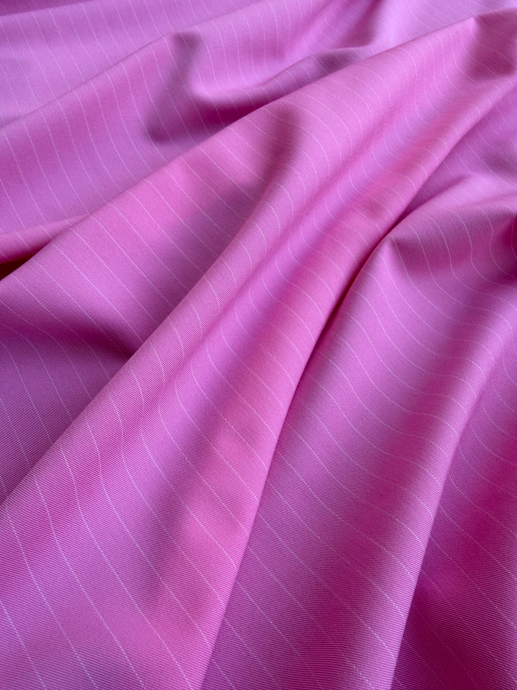 Fresco Tasmania Stretch Gessato ManoFredda Rosa Shocking