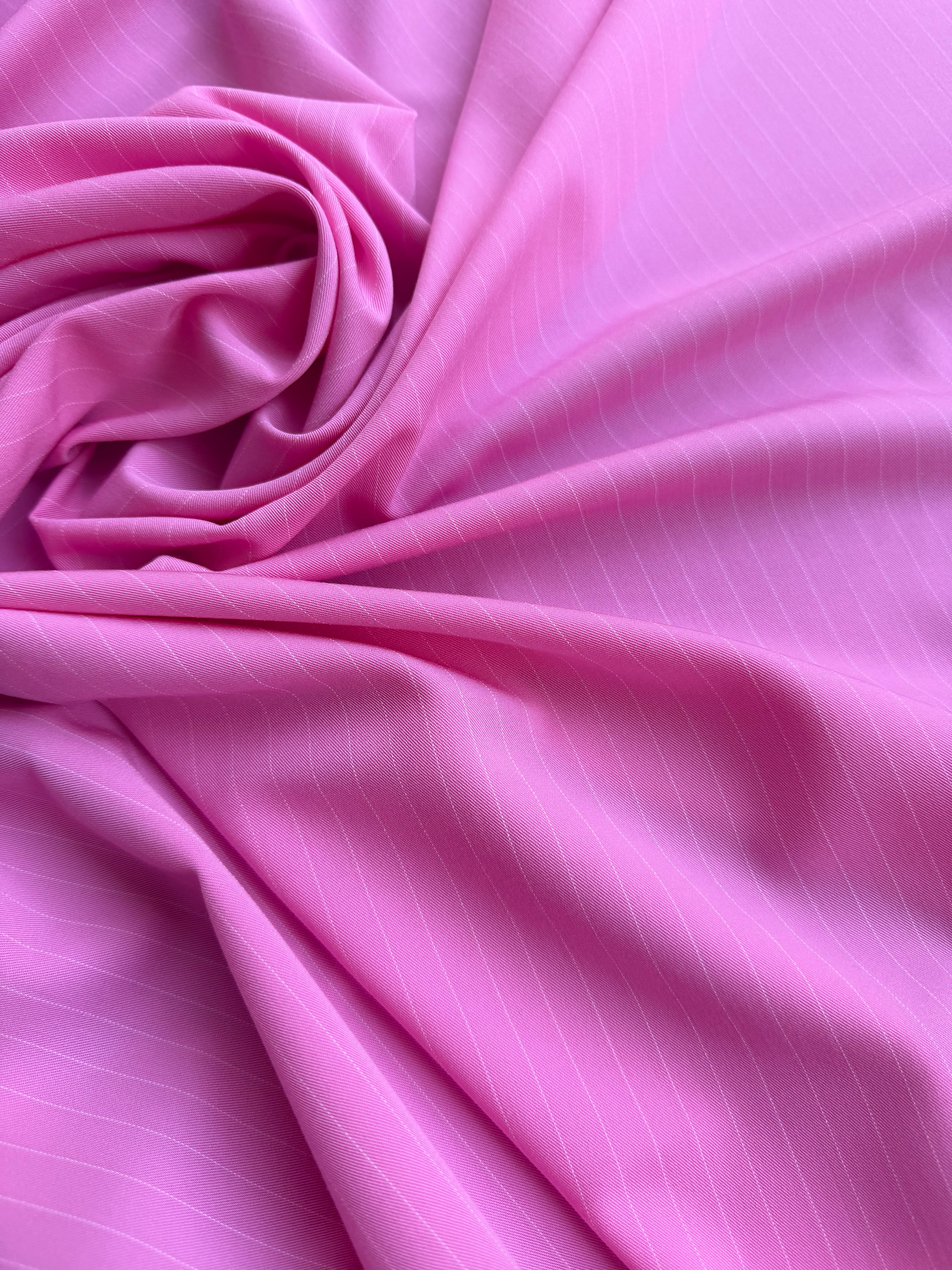 Fresco Tasmania Stretch Gessato ManoFredda Rosa Shocking
