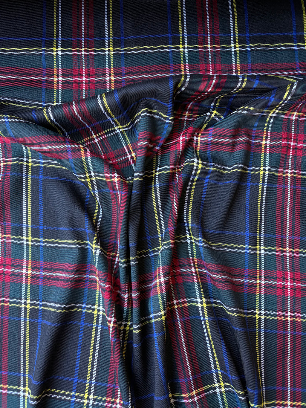 Tartan Scozzese Lanetta Quadro Fondo nero classic SOTTOPREZZO