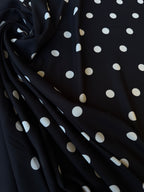 Satin marrocain Pois Nero Classic