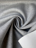 Tessuto Scuba Neoprene Grigio Bianco doubleface