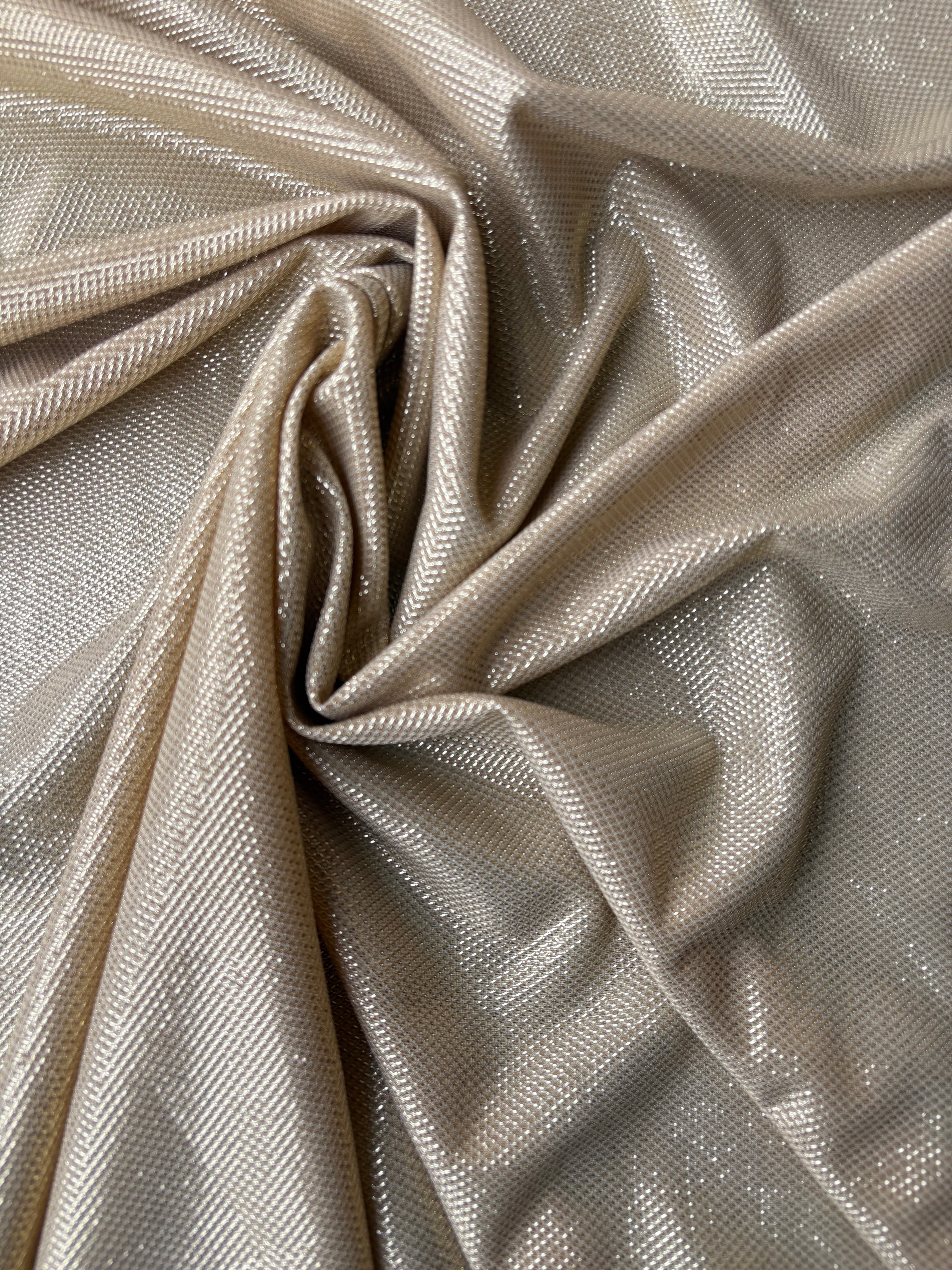 Maglia Glitter Dorata Oro