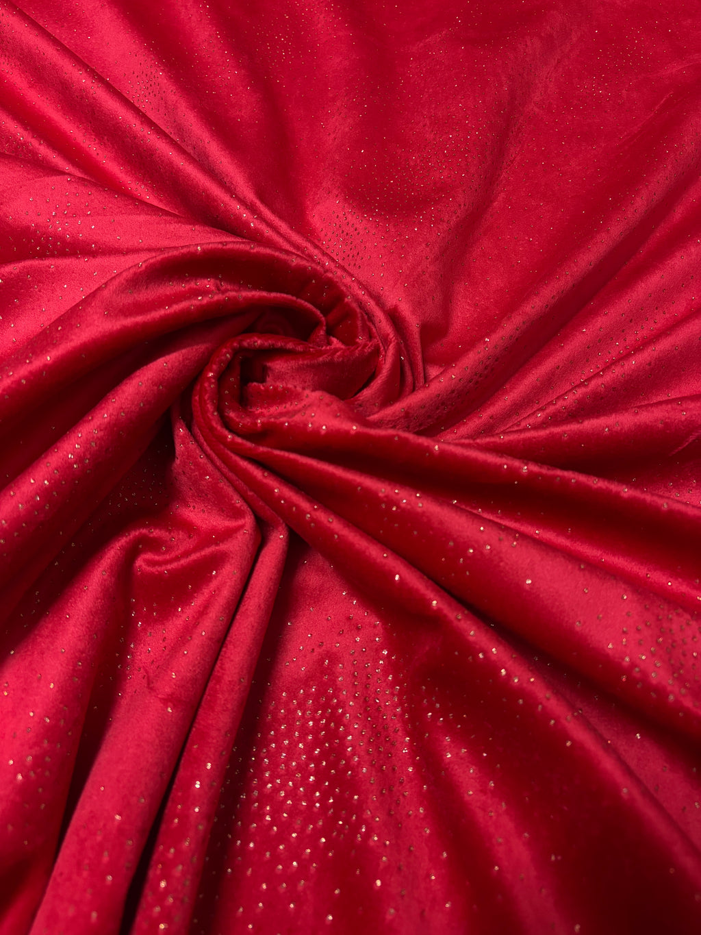 Velluto Rosso Glitter Doppia Altezza