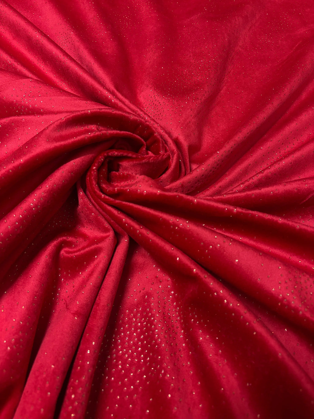 Velluto Rosso Glitter Doppia Altezza