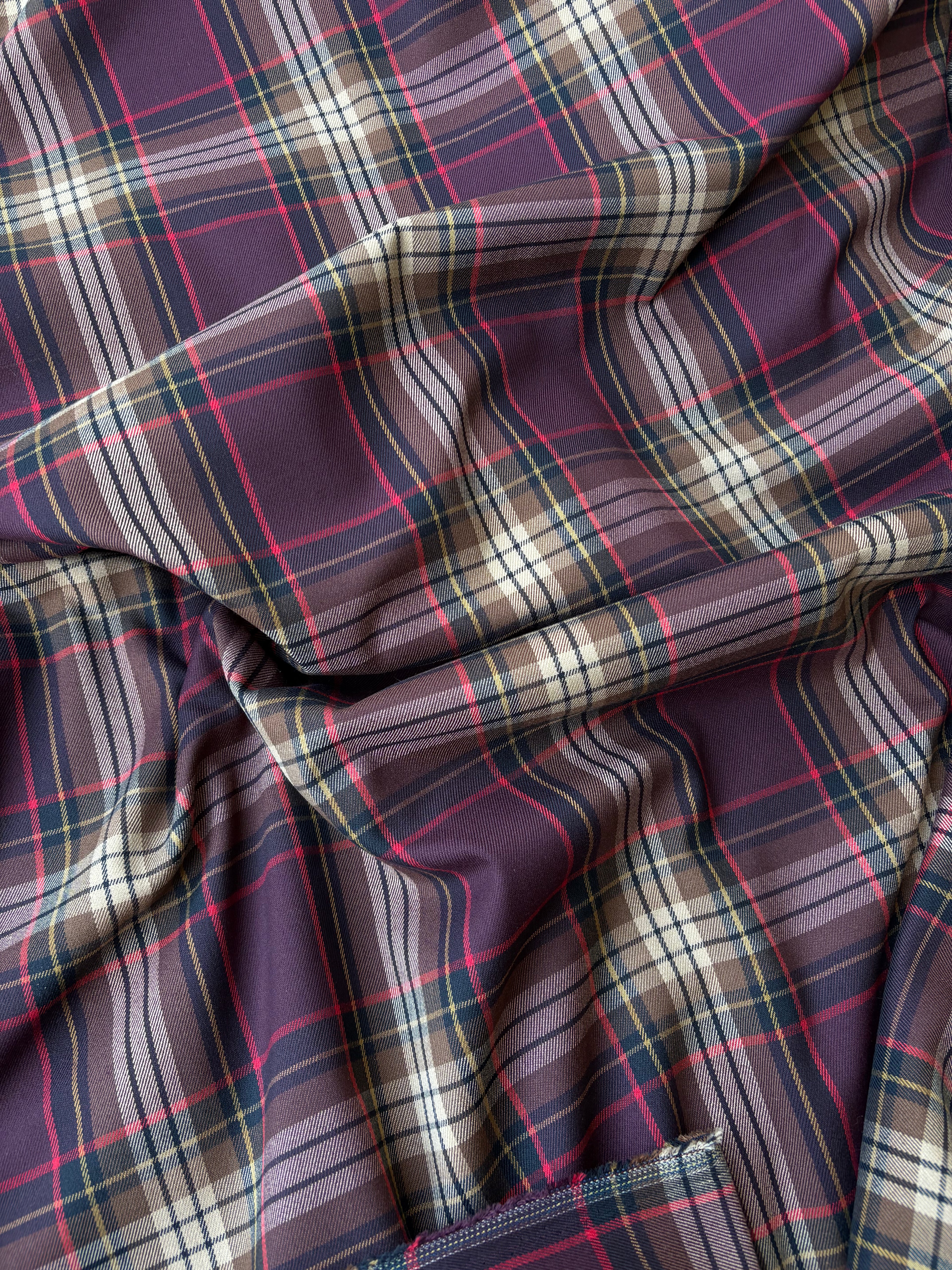 Tartan Scozzese Quadrone Inverno Multicolor