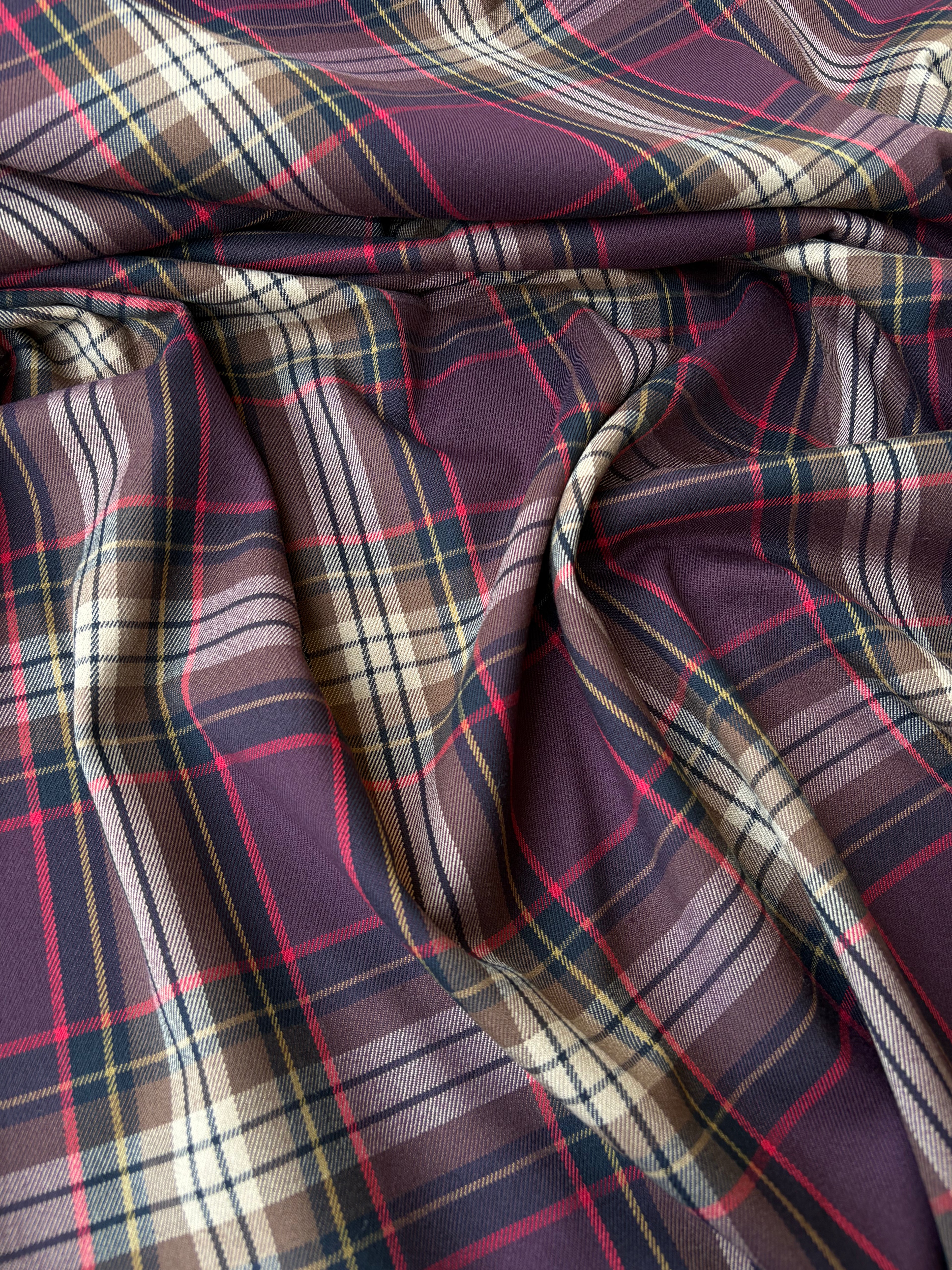 Tartan Scozzese Quadrone Inverno Multicolor