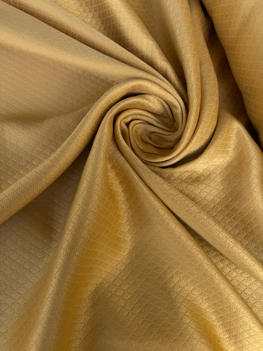 Tappezzeria Damascato Jacquard Rombi Giallo Oro