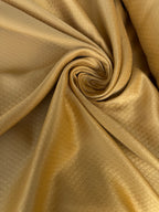 Tappezzeria Damascato Jacquard Rombi Giallo Oro
