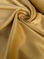 Tappezzeria Damascato Jacquard Rombi Giallo Oro