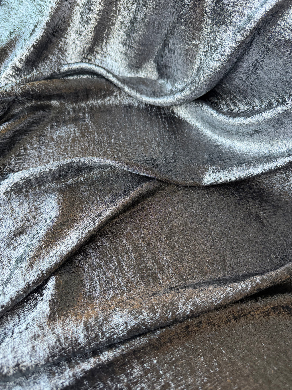 Satin Laminato Maltinto Argento