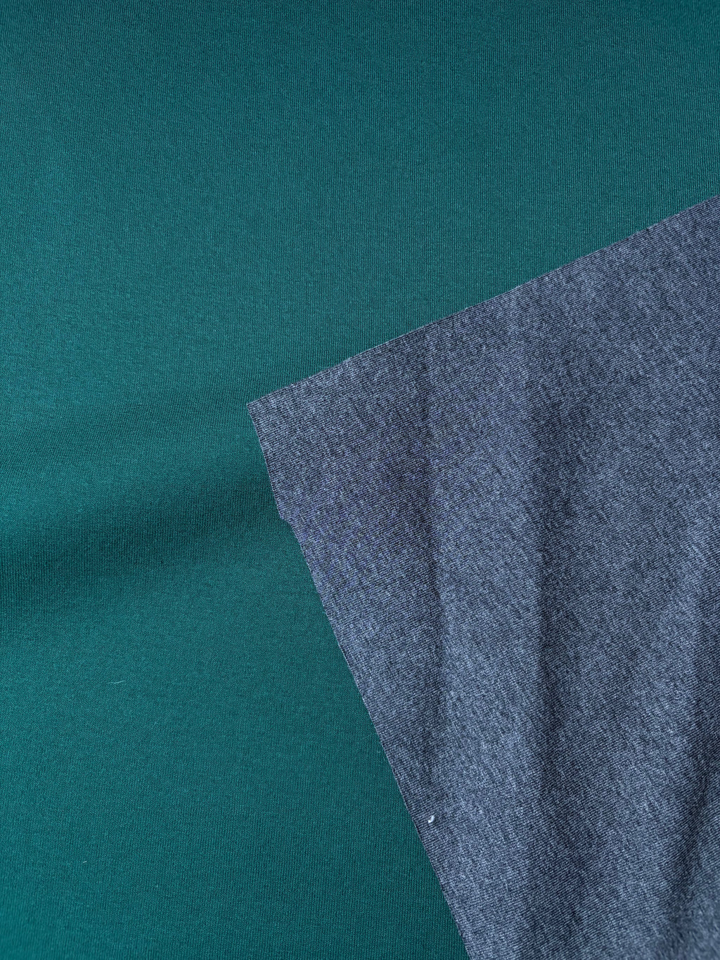 Tessuto Scuba Neoprene Grigio Bianco doubleface