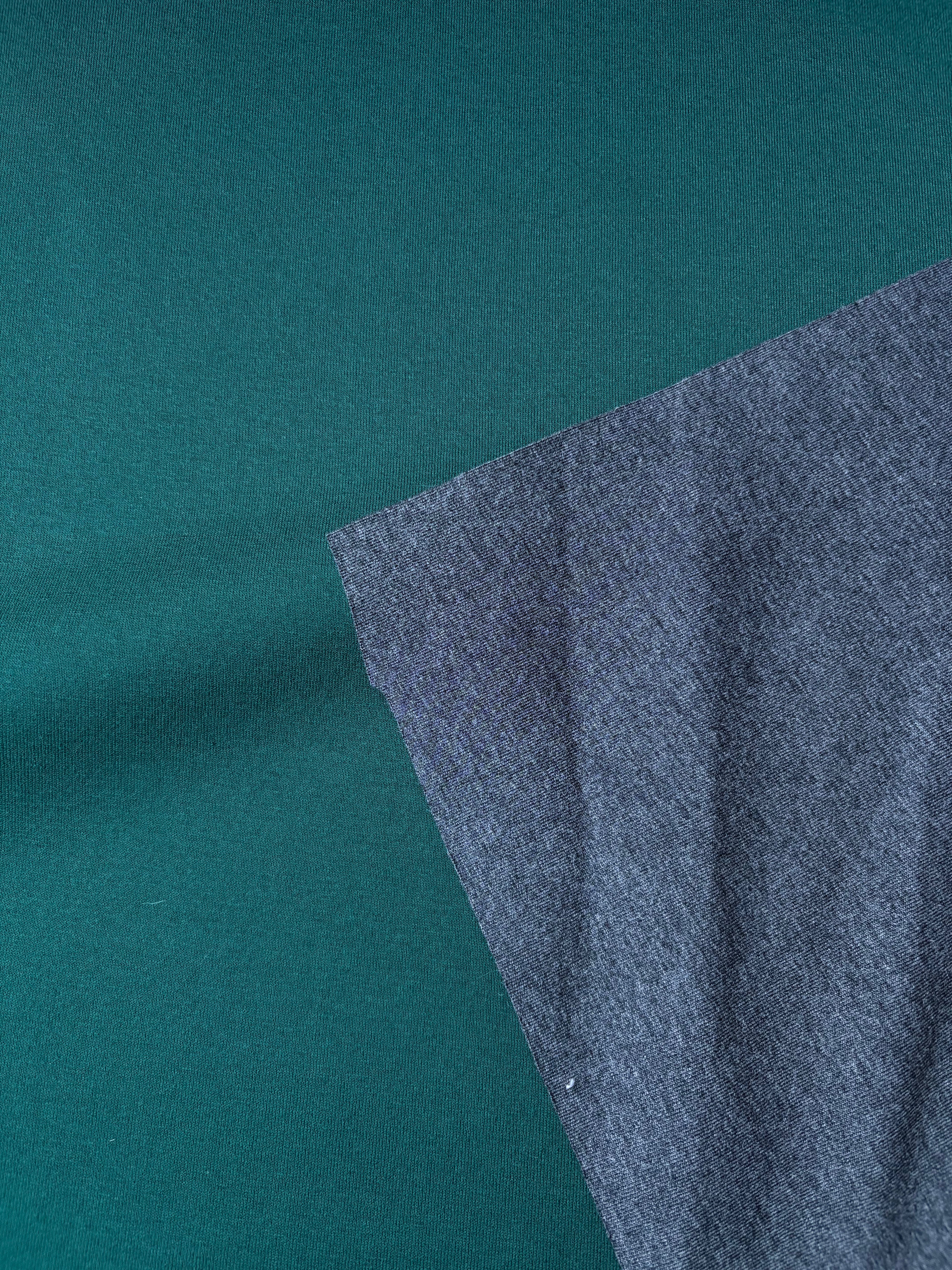 Tessuto Scuba Neoprene Grigio Bianco doubleface