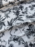 Duchess Style Tela de jouy Animalier Black 