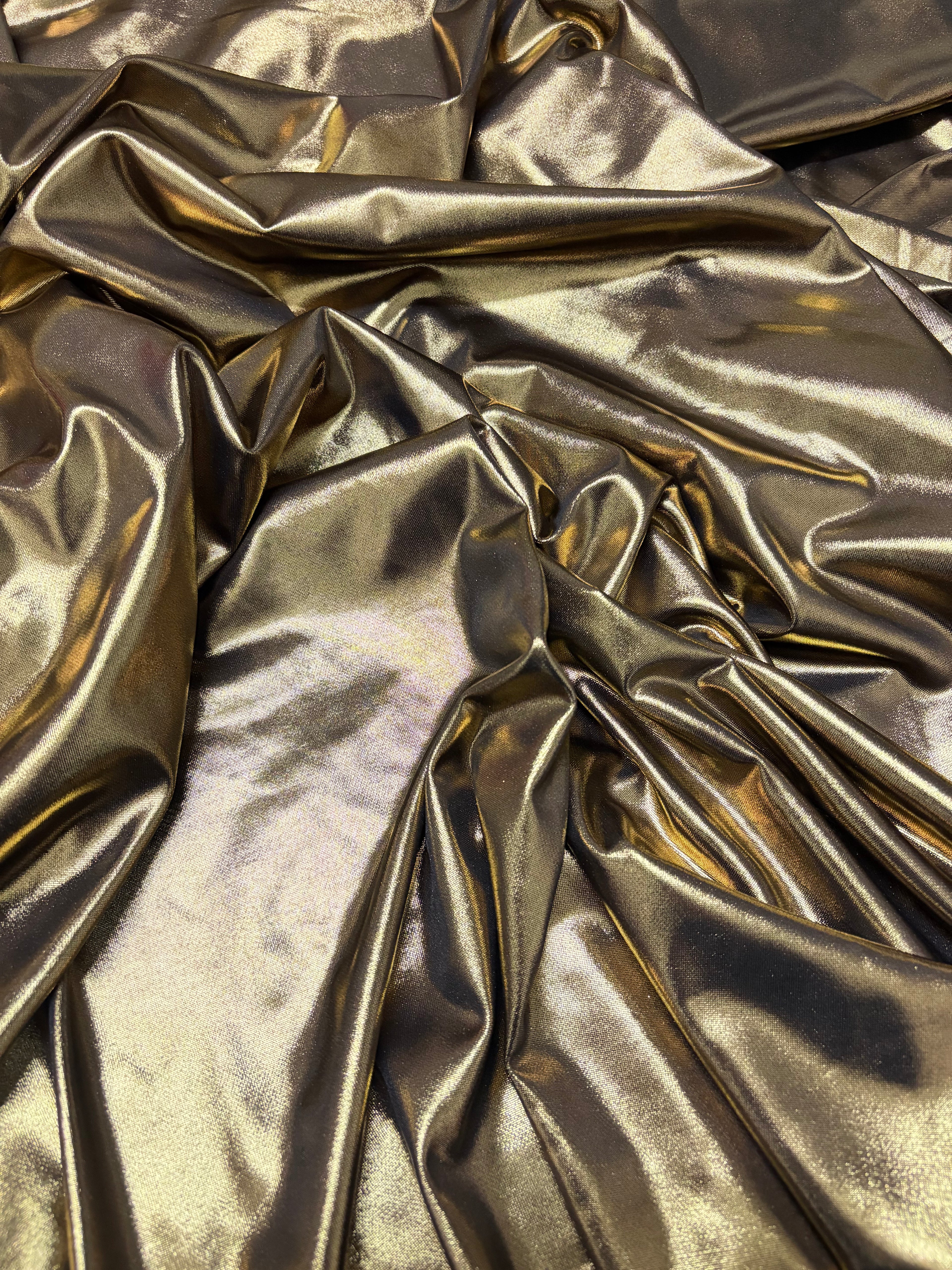 Jersey Oro Effetto Spalmato