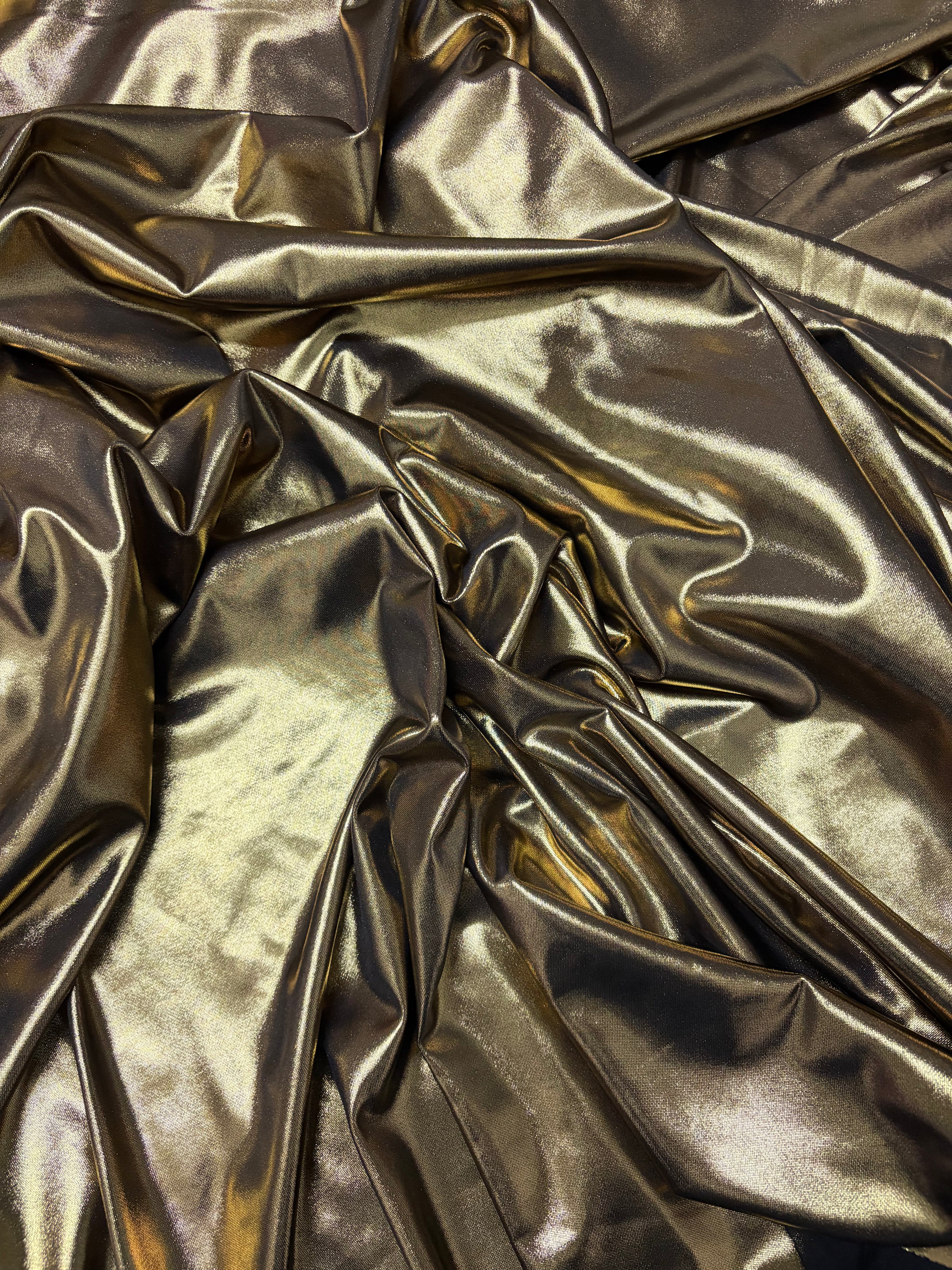 Jersey Oro Effetto Spalmato