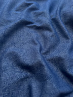 Tessuto Jeans Chambray Floreale