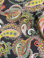Georgette Paisley Multicolor