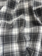 Scampolo Tartan Scozzese Quadro Grigio 2,00x1,50