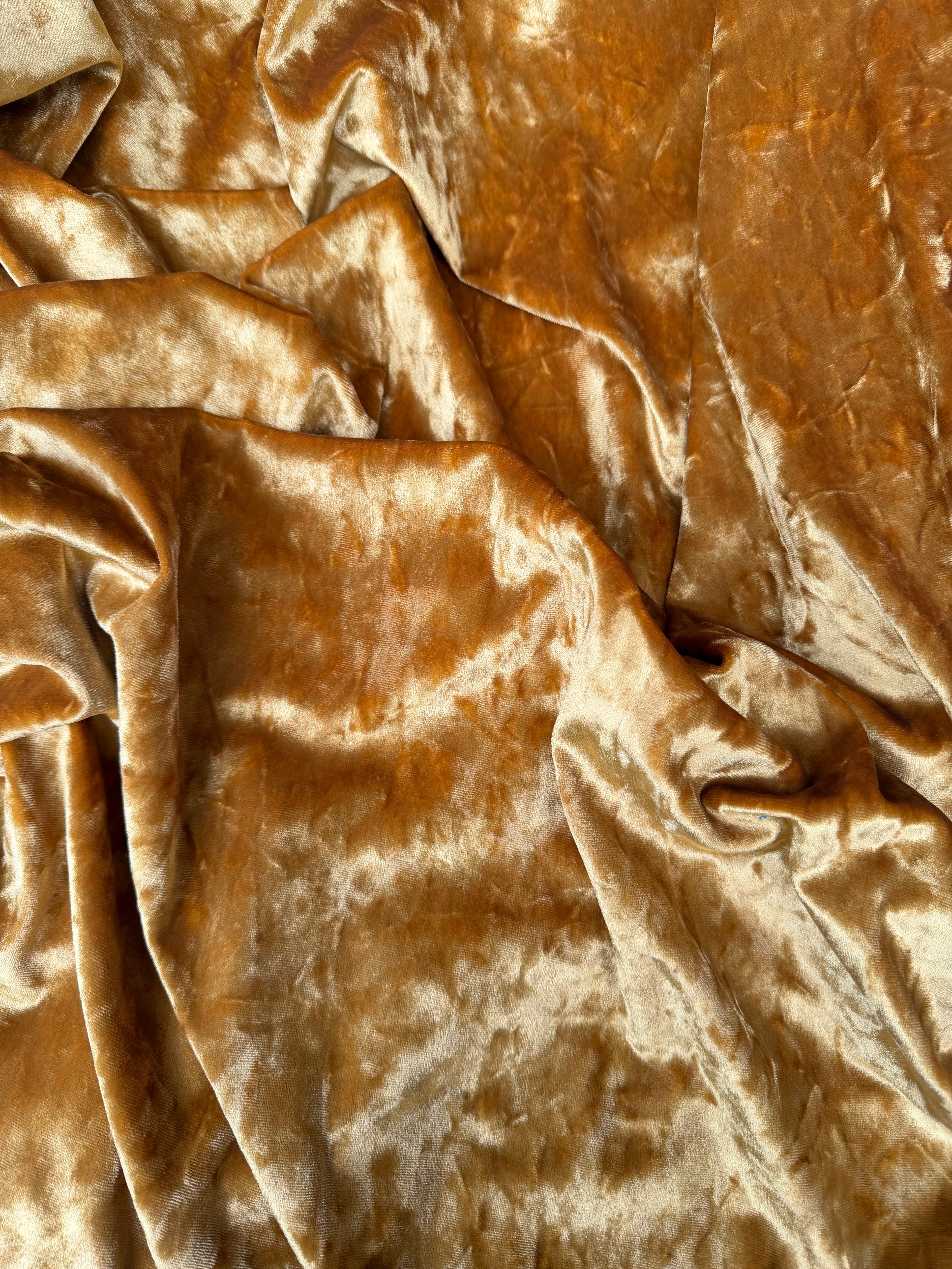 Ciniglia Velluto oro bielastica