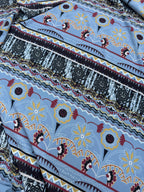 Scampolo Satin Wax Arab Celeste 3,30x1,50