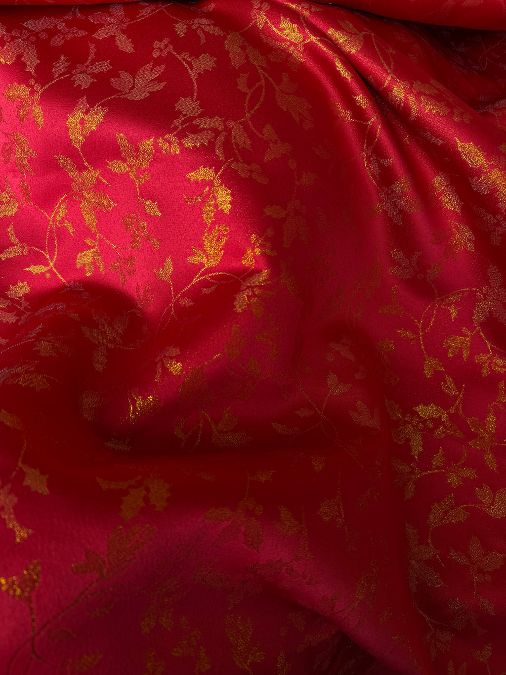 Scampolo Damascato Natalizio glitter rosso 2,60x1,50