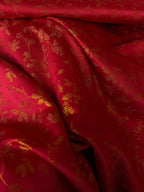 Scampolo Damascato Natalizio glitter rosso 2,60x1,50
