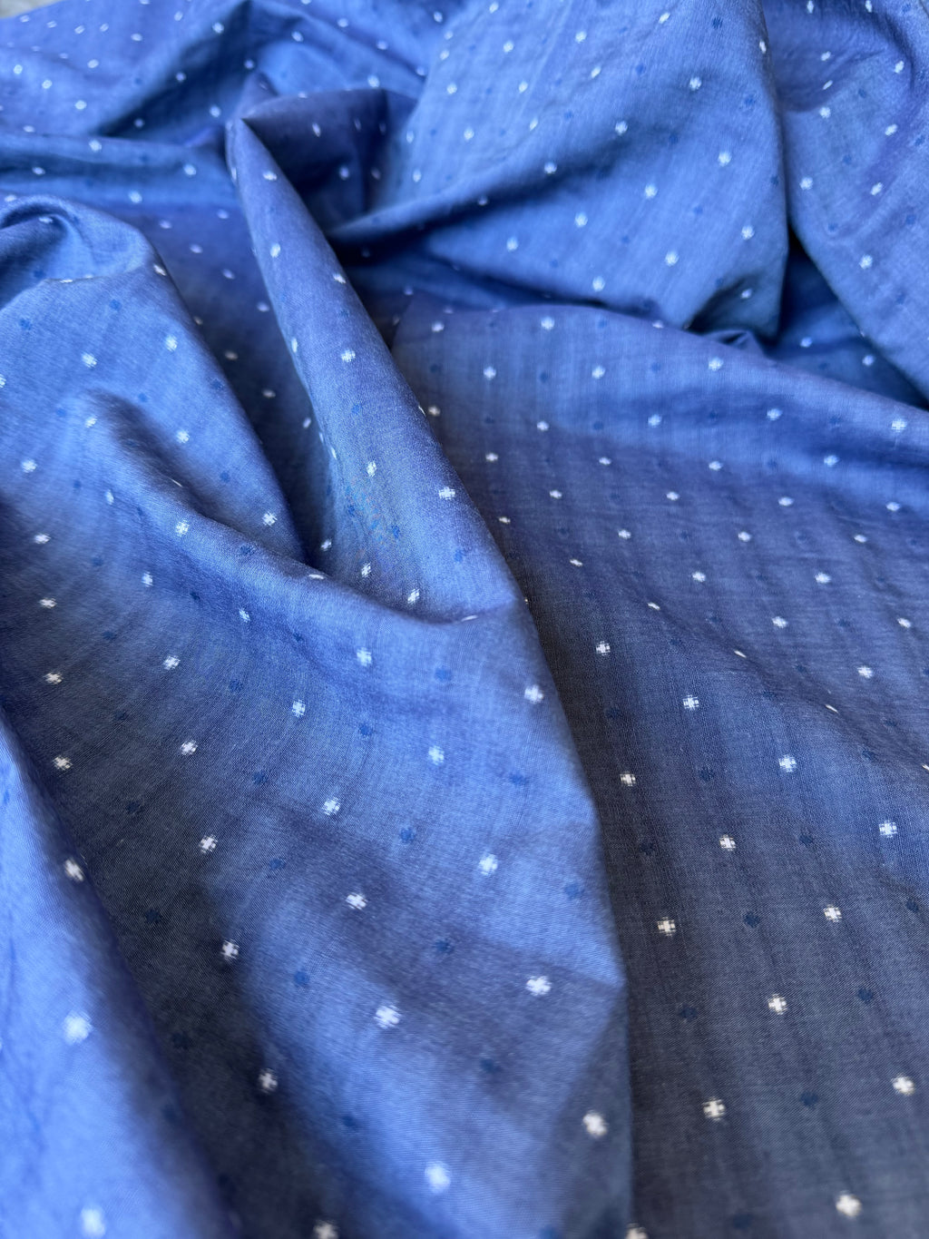 Popeline Jeans chambray Ricami Small