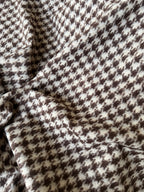 Scampolo Lana COTTA pied de poul marroncino 3,00x1,50