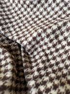 Scampolo Lana COTTA pied de poul marroncino 3,00x1,50