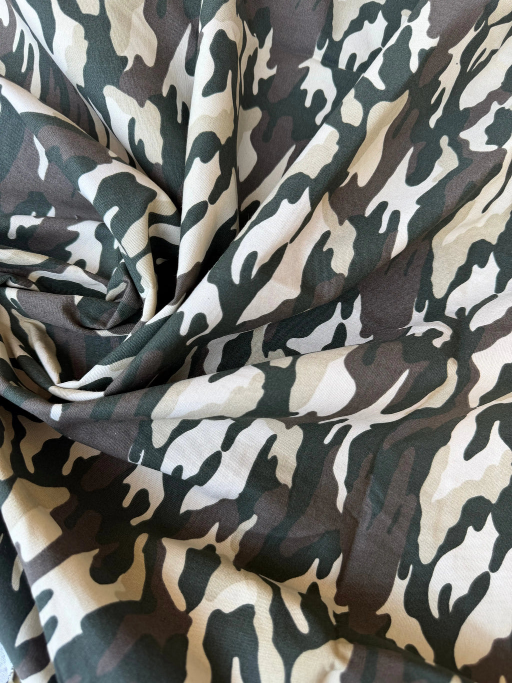 Scampolo Tessuto Gambardina Militare Mimetica 1,40x1,50