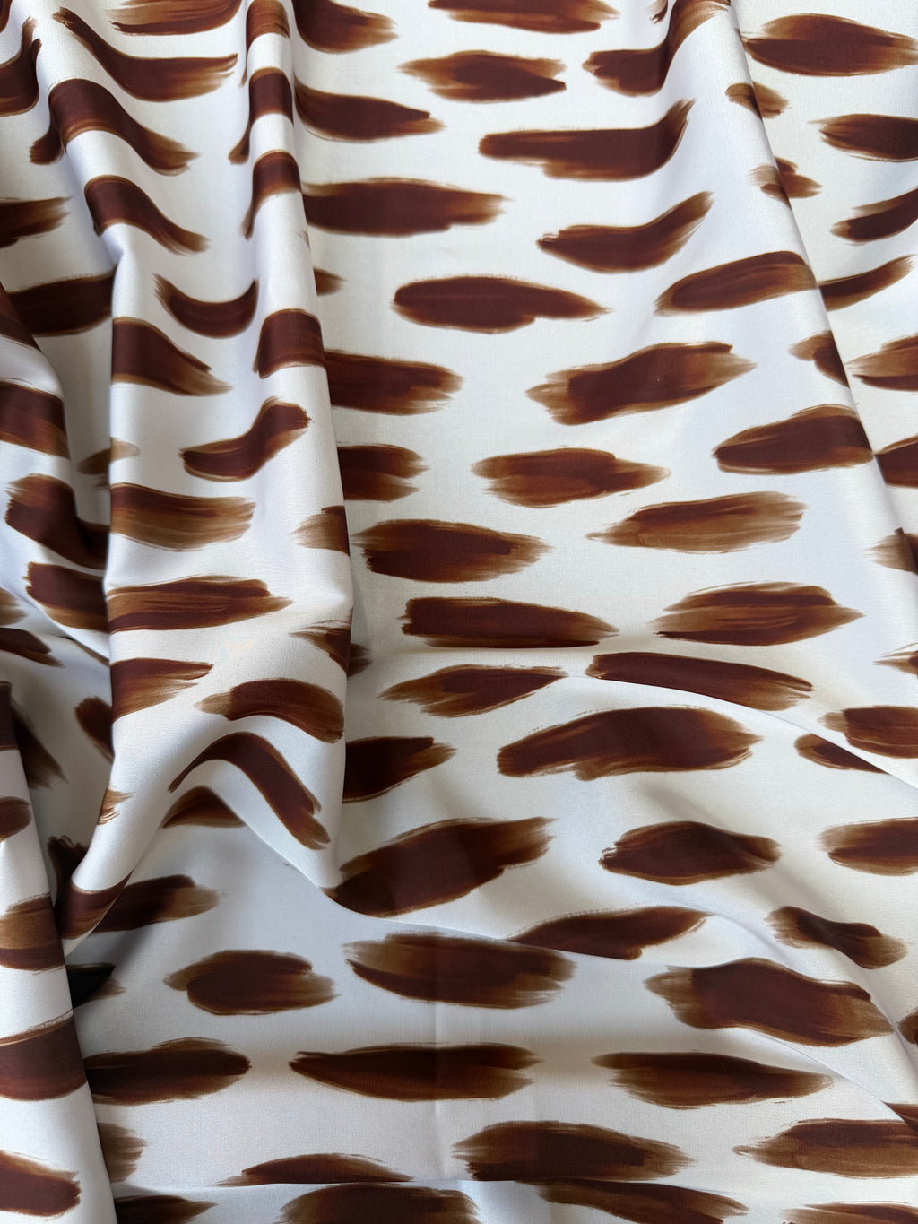 Scampolo Satin Animalier  Marrone 2,00x1,50