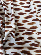 Scampolo Satin Animalier  Marrone 2,00x1,50