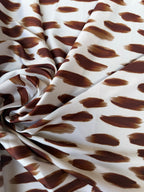 Scampolo Satin Animalier  Marrone 2,00x1,50