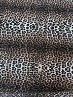 Tessuto Jeans Pesante Animalier Maculato
