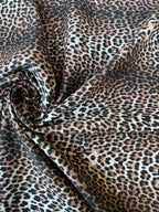 Tessuto Jeans Pesante Animalier Maculato
