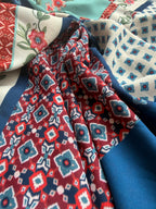 Scampolo Georgette patchwork WAX 2,50x1,50
