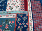 Scampolo Georgette patchwork WAX 2,50x1,50