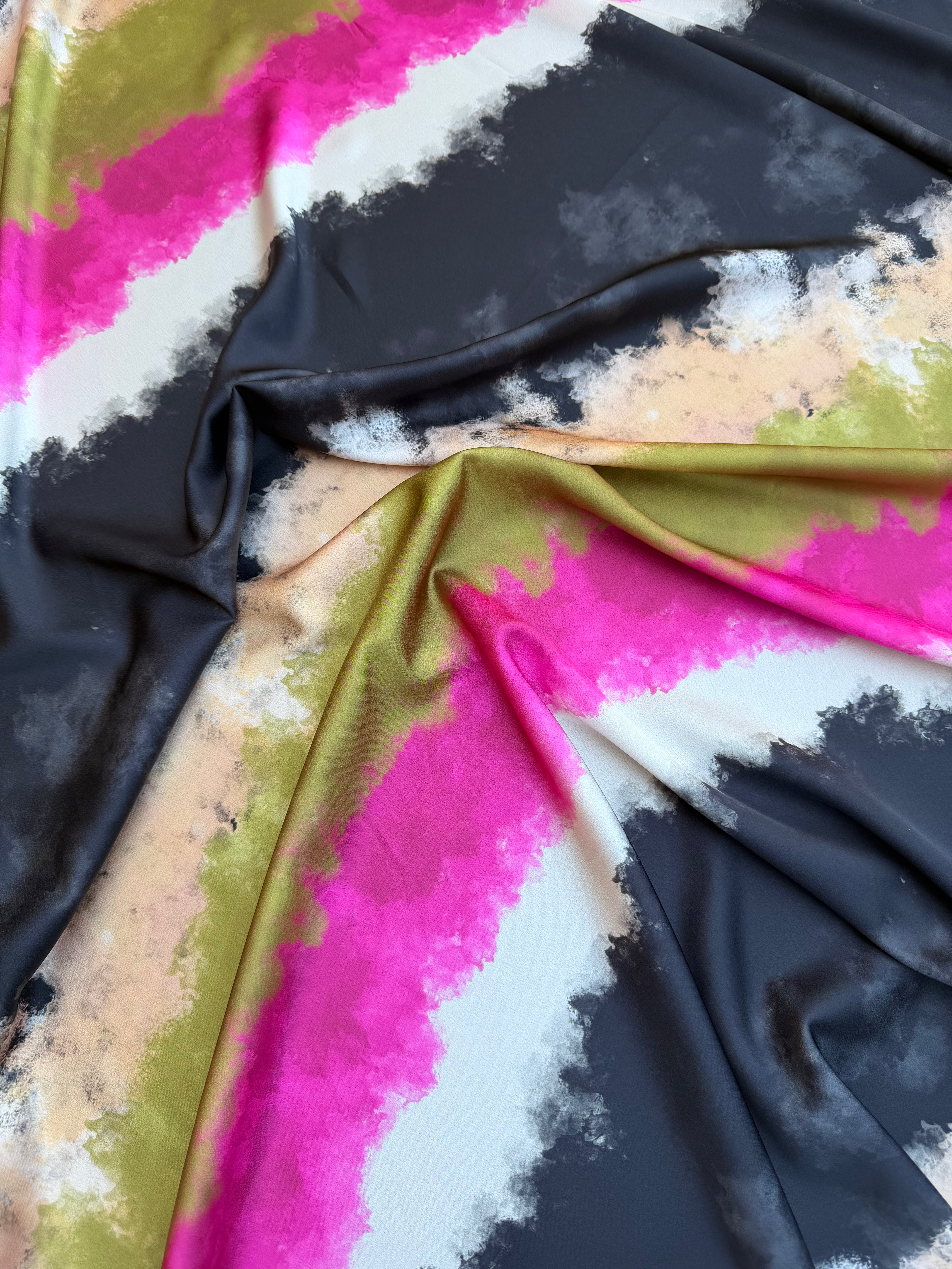 Scampolo Satin Maltinto Sfumato Tributo Missoni Acciaroli 3,50x1,50