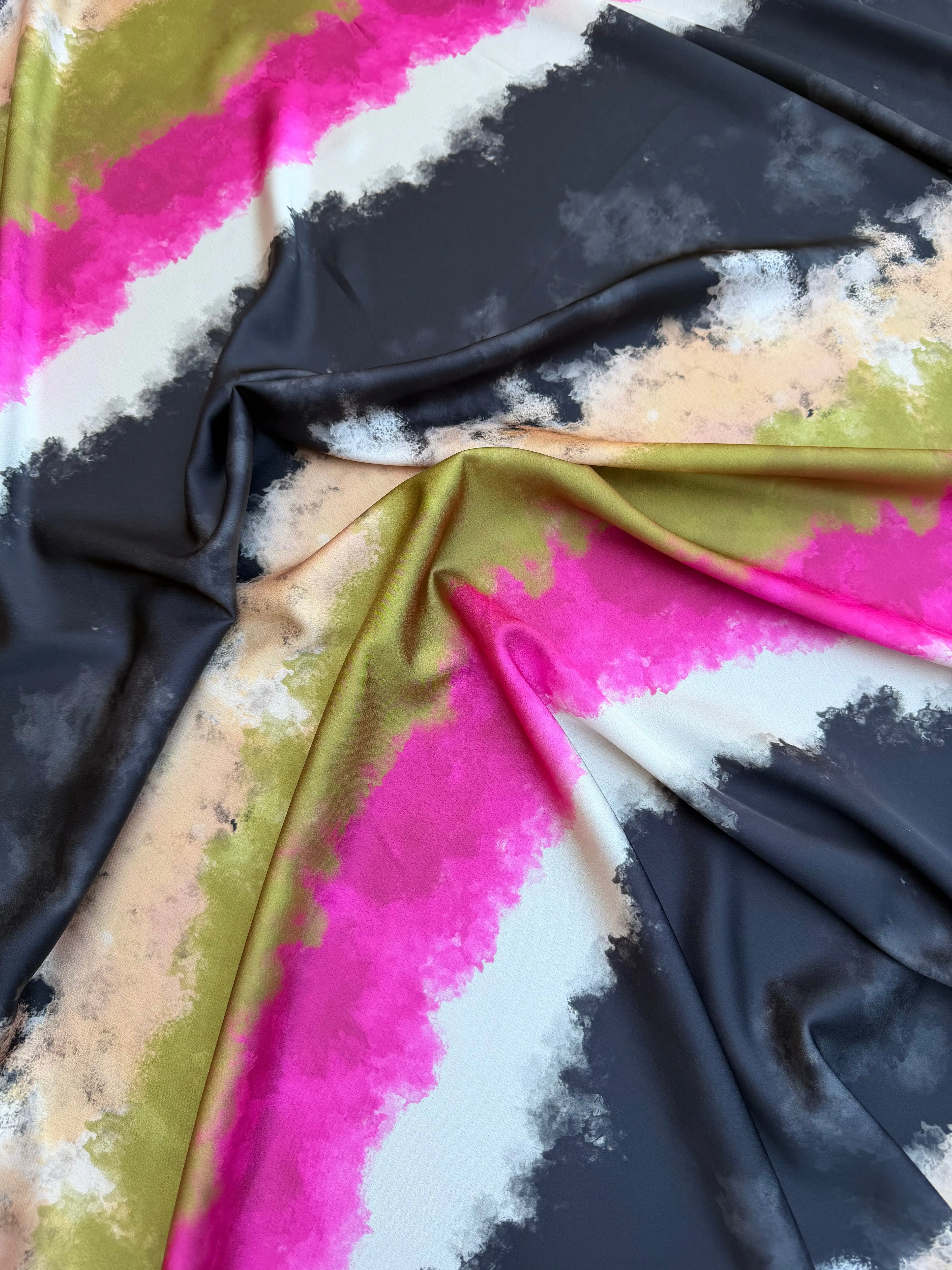 Scampolo Satin Maltinto Sfumato Tributo Missoni Acciaroli 3,50x1,50