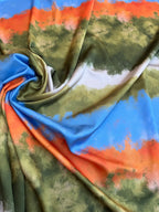 Scampolo Satin Maltinto Sfumato Tributo Missoni Palinuro 3,50x1,50