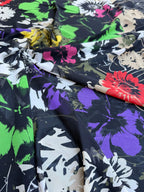Scampolo Georgette Multicolor  Floreale 2,00x1,50