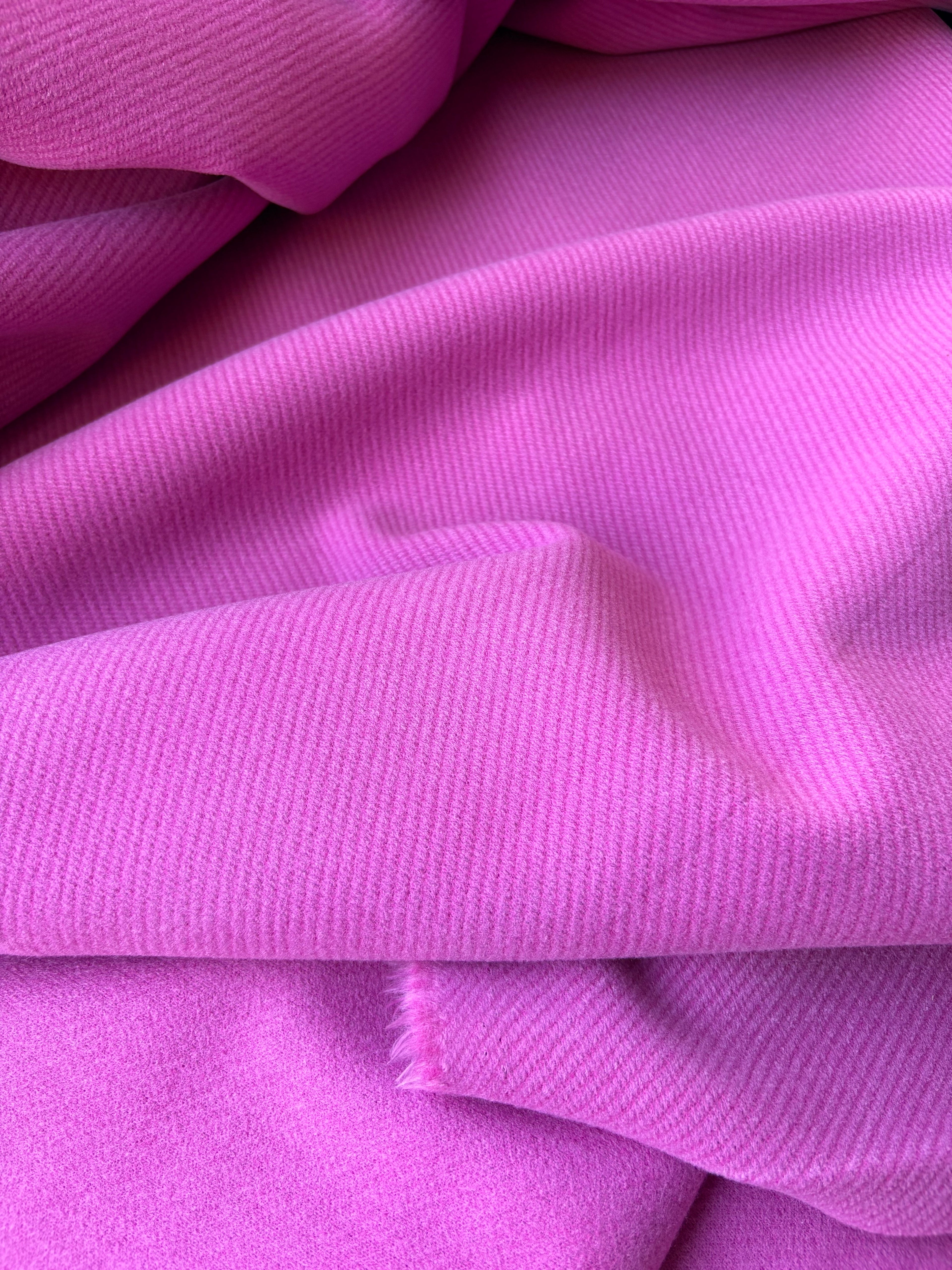 Scampolo tessuto Panno Cappotto Afrodite fucsia 1,50x1,50