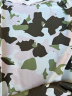 Tessuto Satin Maltinto Verde Rosa